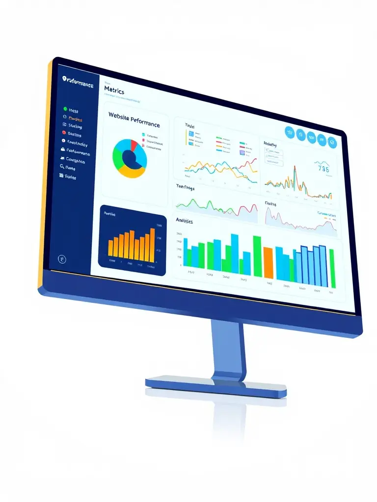 A customizable dashboard within PlanTech, displaying key performance indicators (KPIs) and financial metrics.